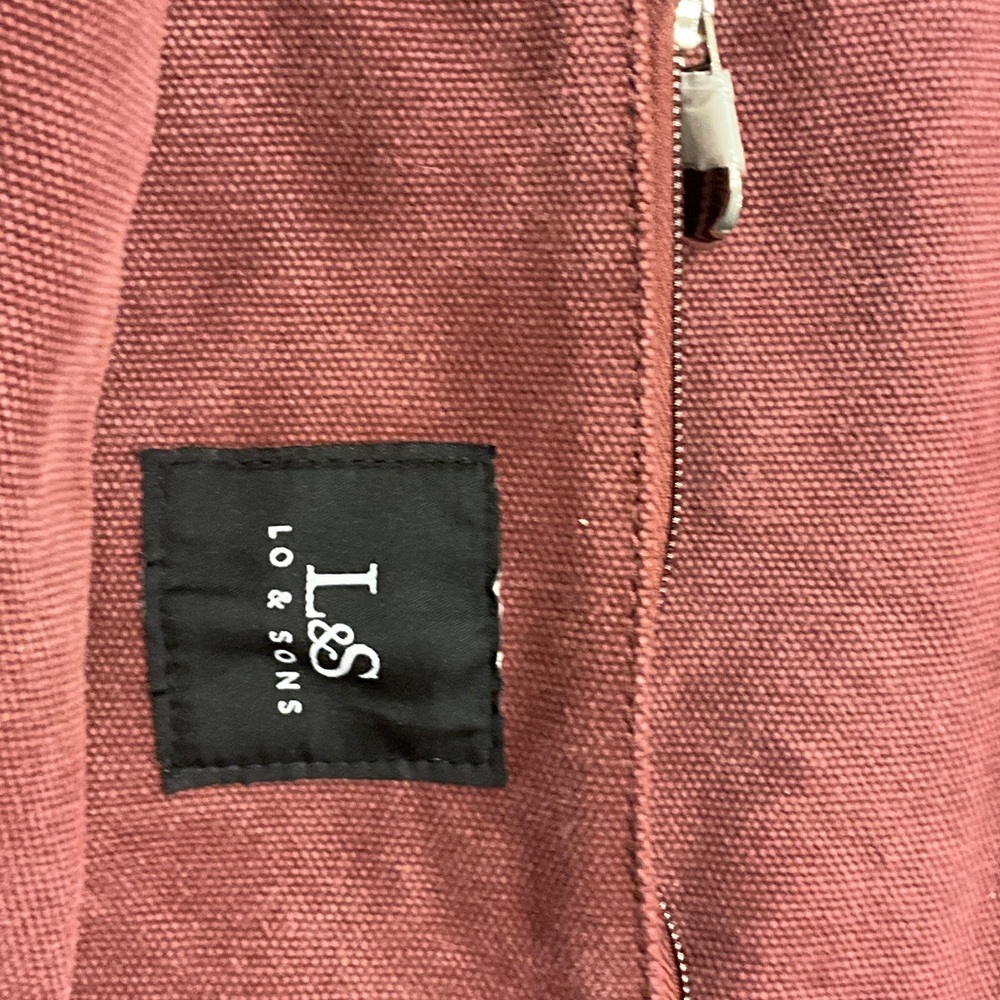 Lo & Sons Burgundy Textured Bag